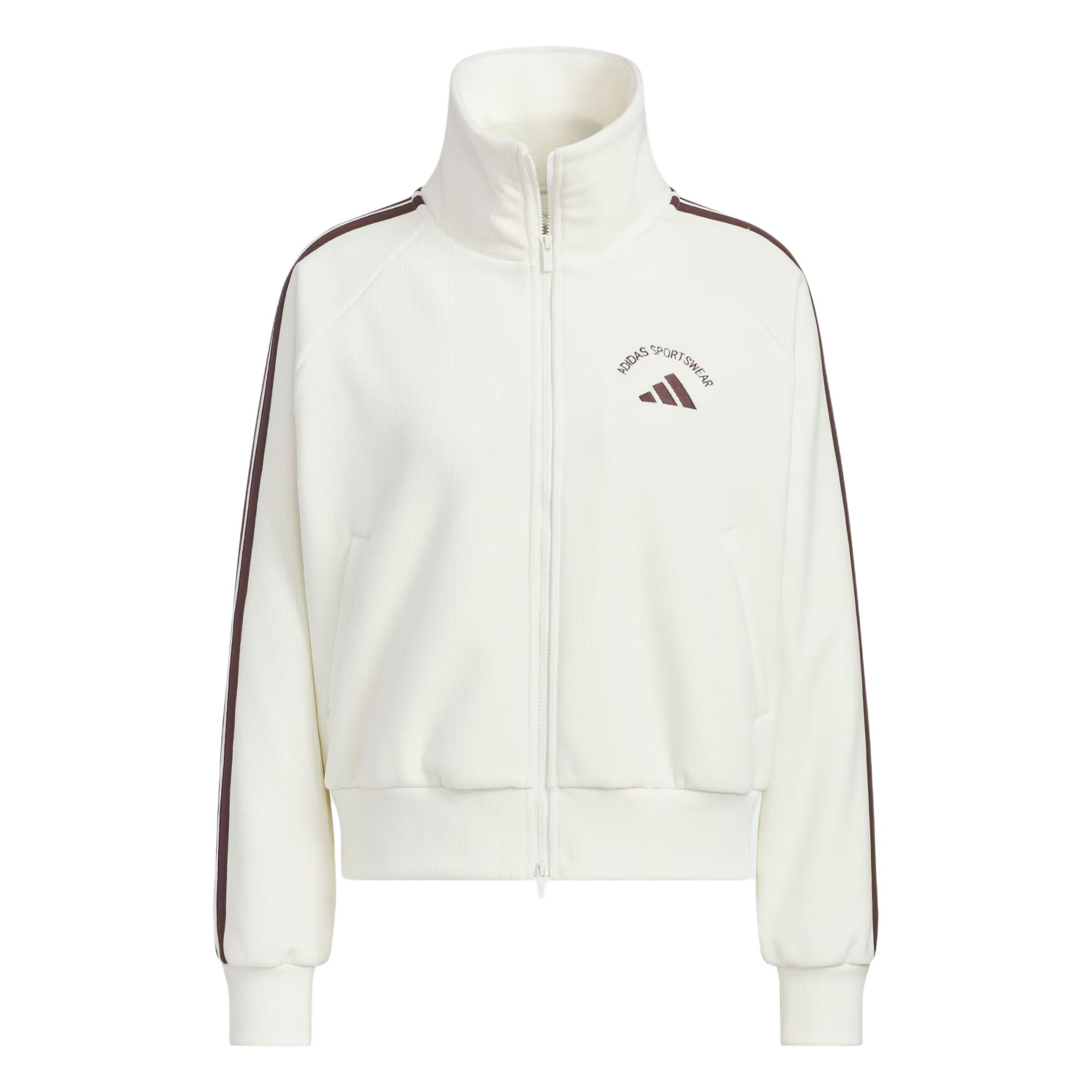 

Куртка BONDED FLEECE женская Adidas, белый/темно-коричневый