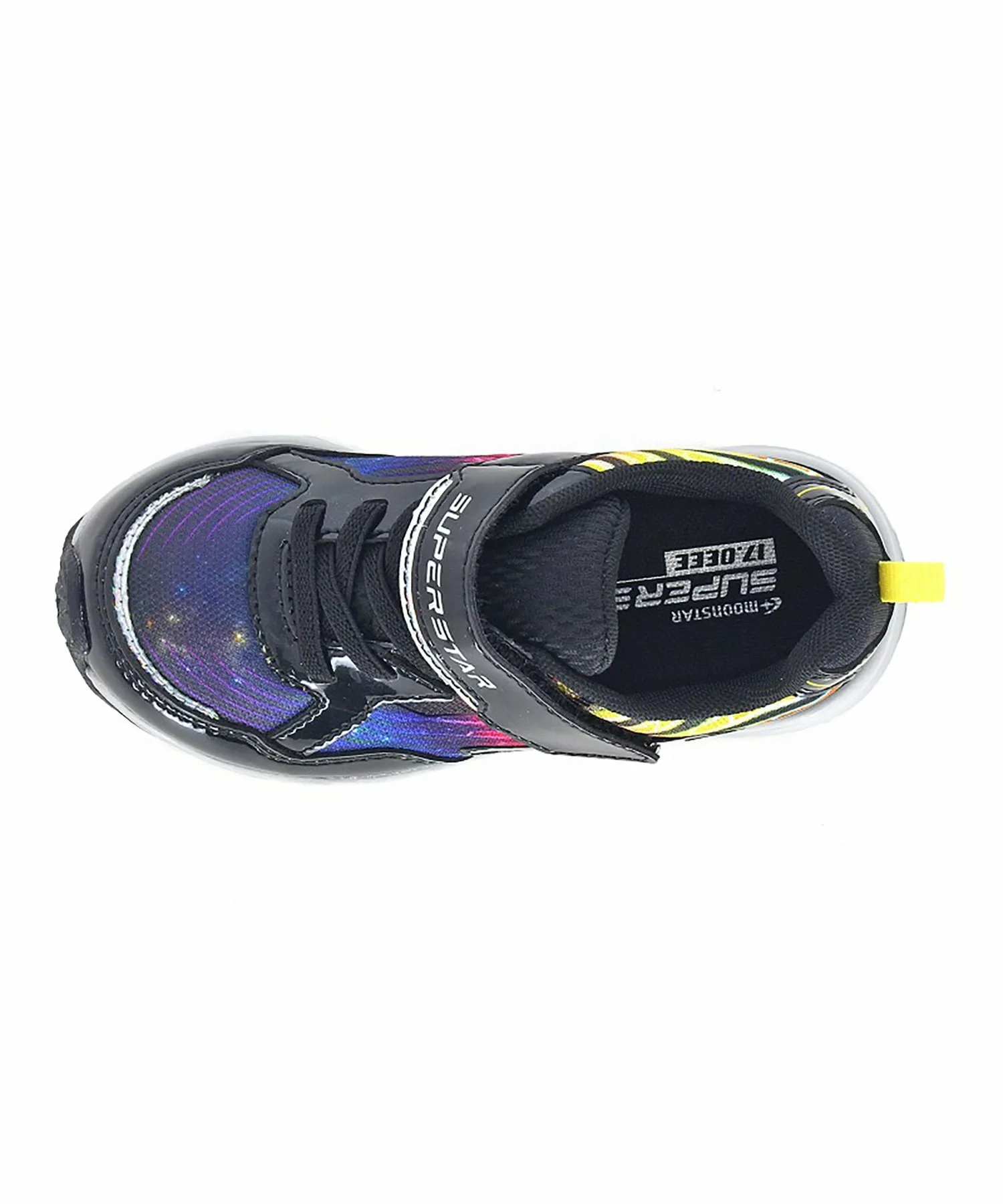 Детские кроссовки MoonStar SS K1241 черного цвета для мальчиков. Superstar, black — фото 3