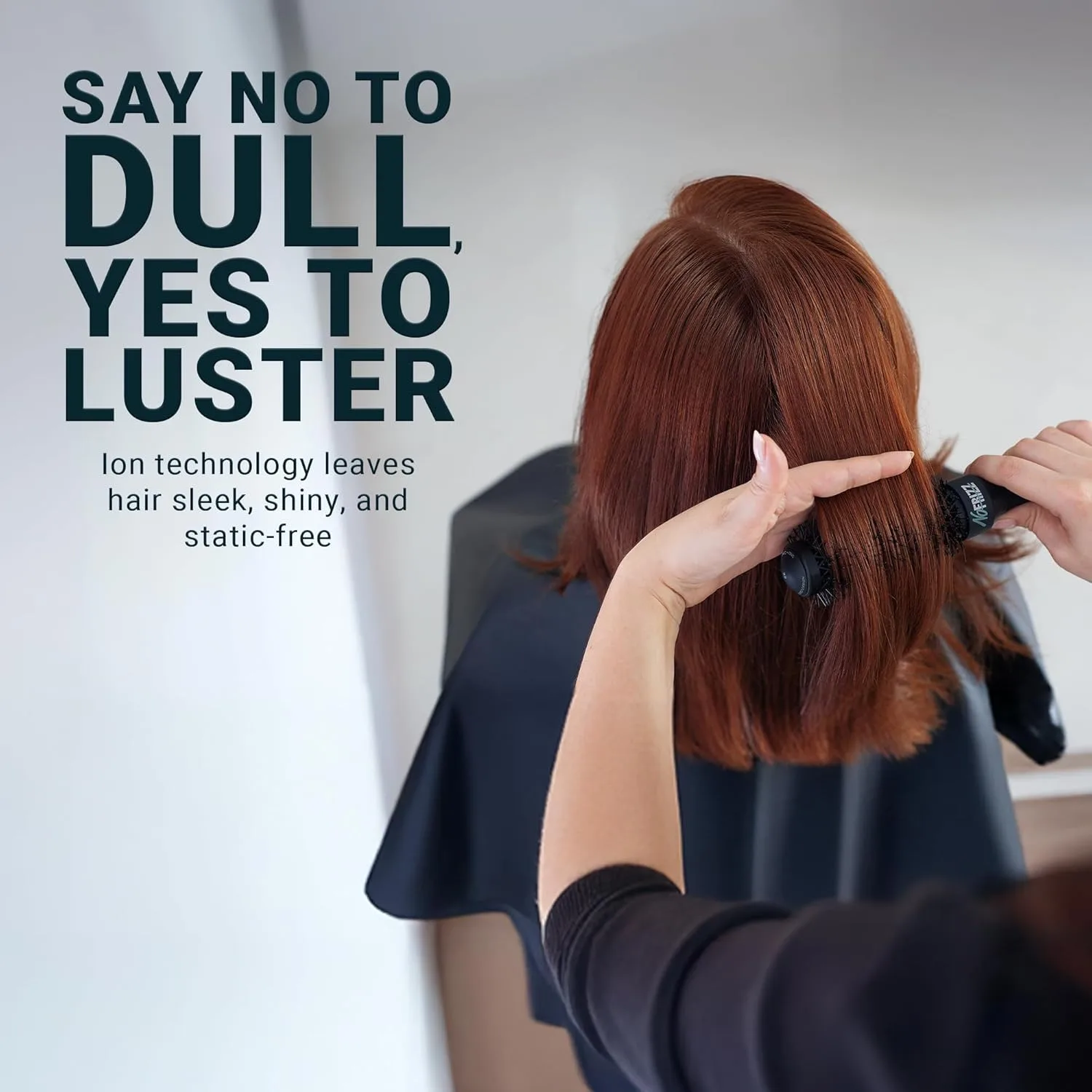 StyleCraft NoFRIZZ круглая щетка с запатентованной вентилируемой конструкцией для 50% больше воздушного потока, ионной технологией и керамическим покрытием 32 мм — фото 4