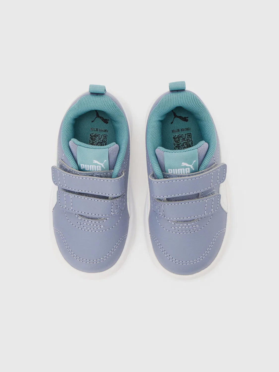 Кроссовки 'Courtflex V3' Puma, Smoke Blue/Aqua — фото 3