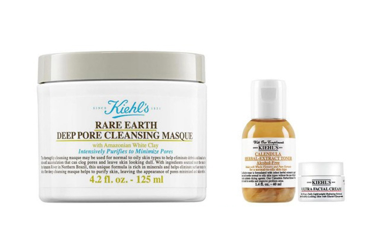 Kiehl's Набор KEYANSHI White Mud очищающая маска уход за кожей подтягивающая увлажняющая 125ml+тонер 40ml+крем 14ml — фото 2