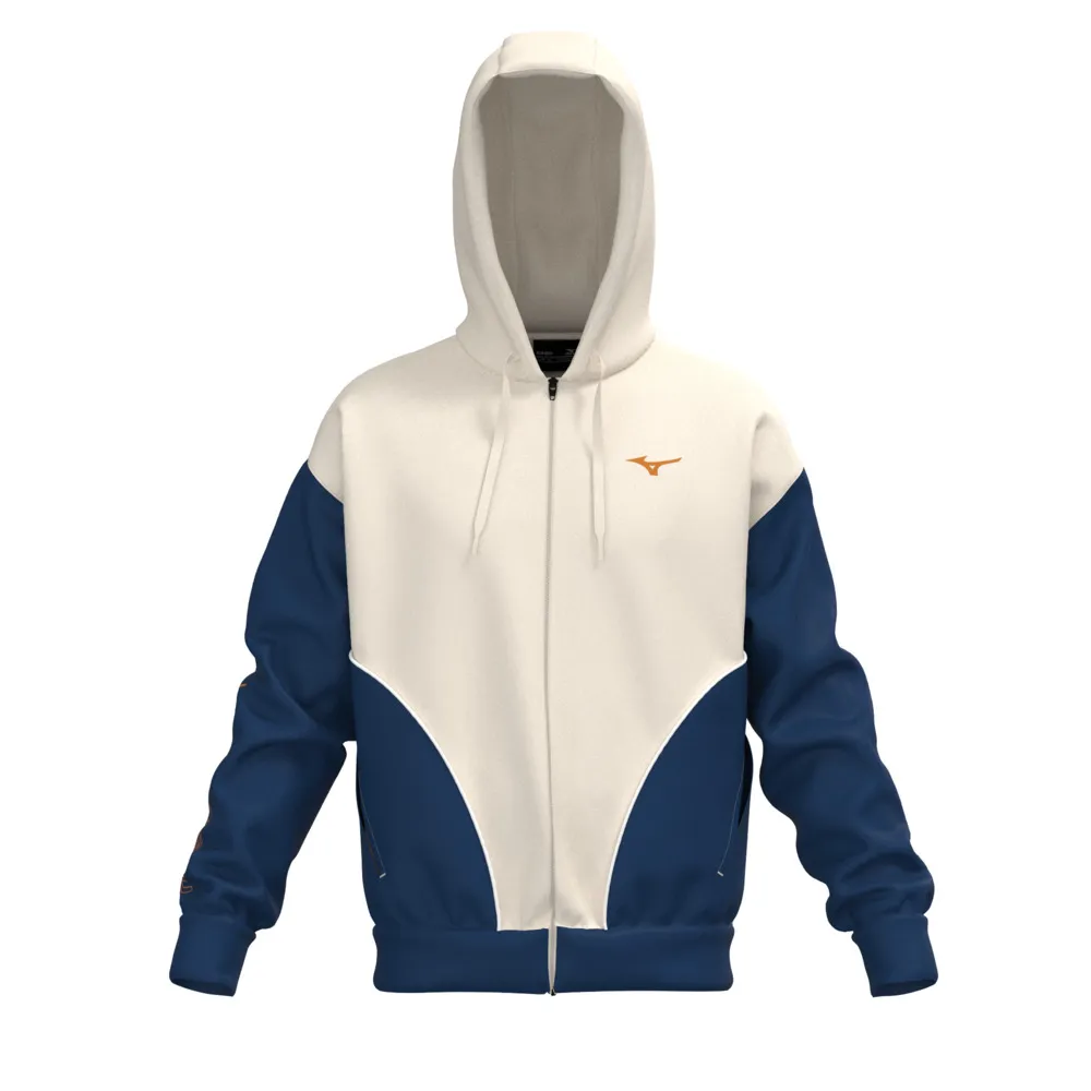 

Толстовка Mizuno Athletics full zip, белый