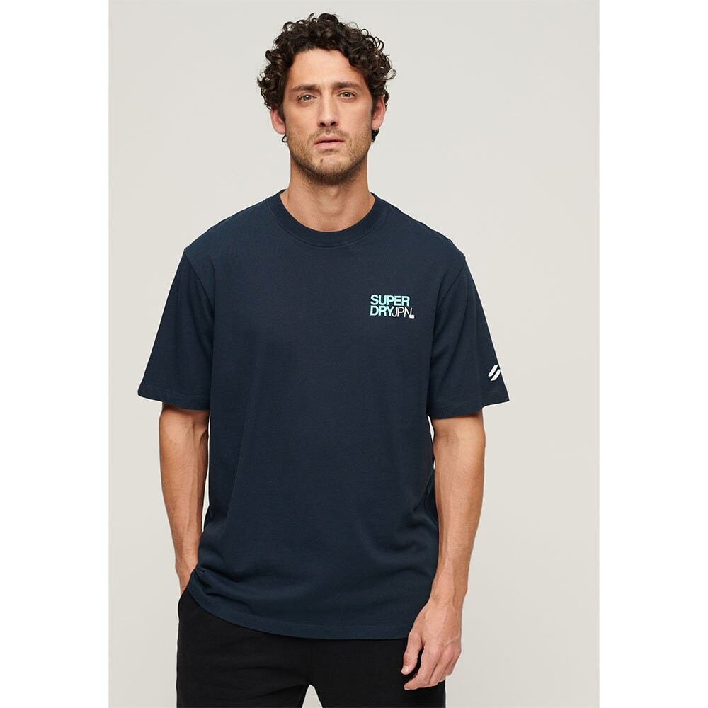

Футболка с коротким рукавом Superdry Sportswear Logo Loose, синий