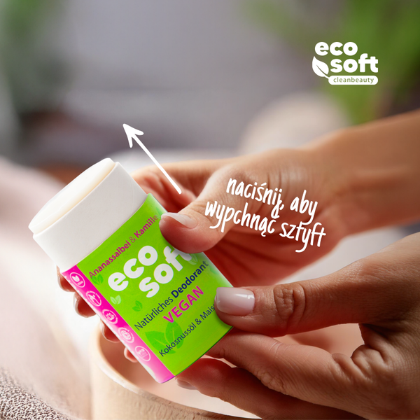 Натуральный дезодорант без алюминия для женщин, 50 г Eco Soft Herbal garden — фото 2