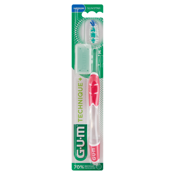 

Средняя зубная щетка, 1 шт. Gum Technique full