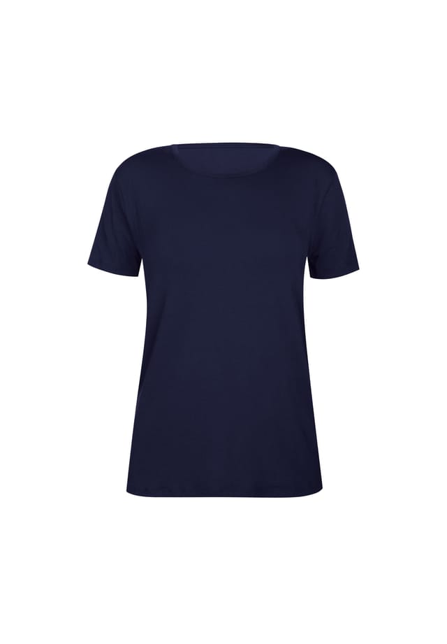 

Рубашка повседневная комфортная полоса Sassa, синий