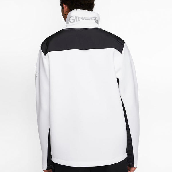 Толстовка Air Jordan 23 Engineered Stand Collar Knit Contrasting Colors Half Zipper White, белый — фото 4
