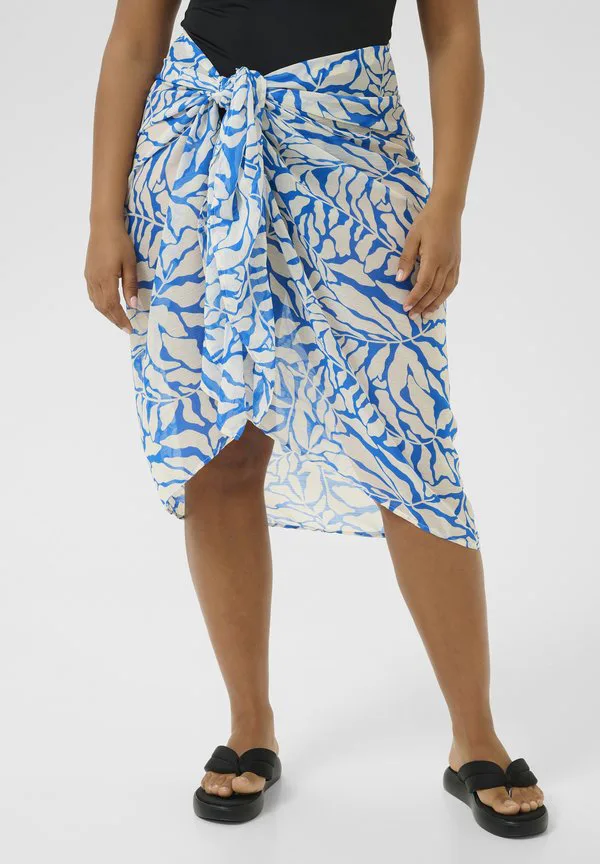 

Пляжный аксессуар из саронга с принтом lea Kaffe Curve, Blue Chalk Leaf Print, Синий, Пляжный аксессуар из саронга с принтом lea Kaffe Curve, Blue Chalk Leaf Print