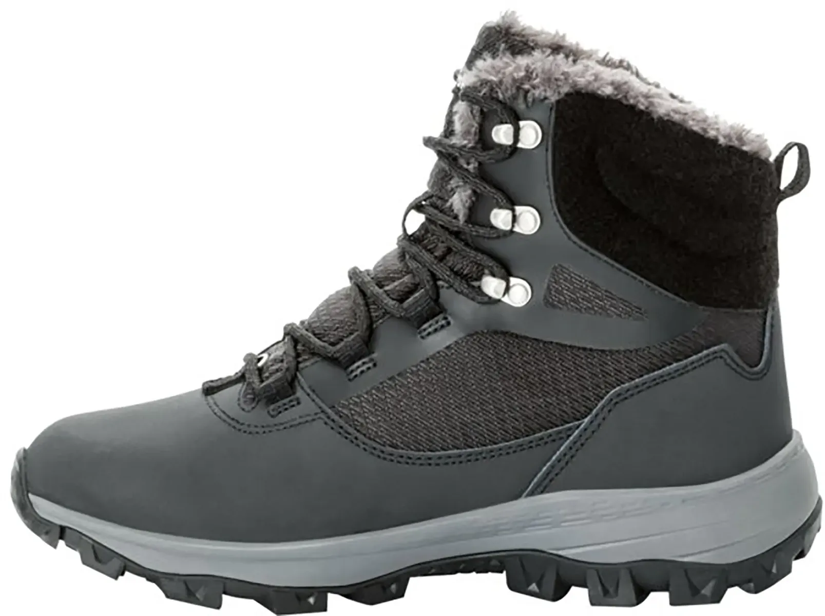 Зимние уличные ботинки Jack Wolfskin "EVERQUEST TEXAPORE HIGH W", водонепроницаемые и согревающие, антрацит — фото 3