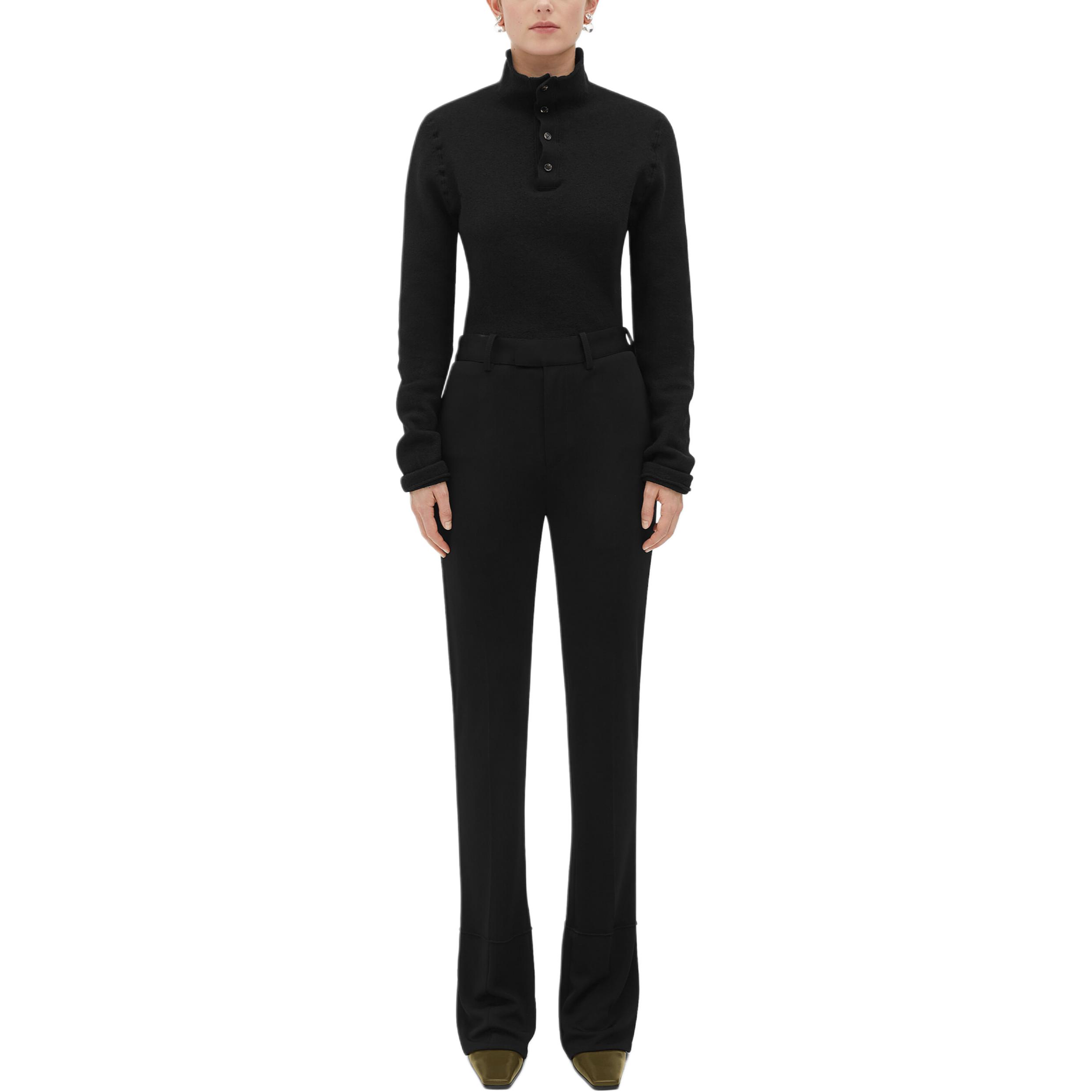 

Брюки с расклешенными штанинами Bottega Veneta, черный