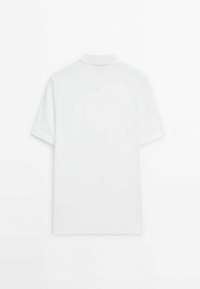 

Поло Short Sleeve Massimo Dutti, белый