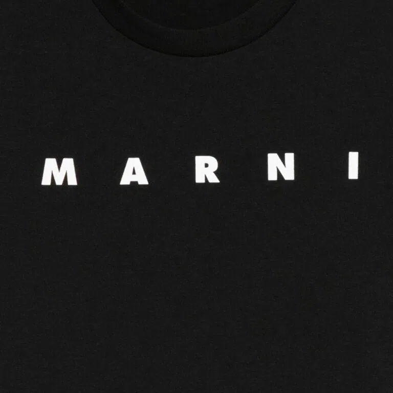 Футболка детская MARNI черная — фото 4