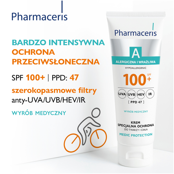 Крем для лица SPF100 PHARMACERIS Медицинское изделие: специальная защита для лица и тела +, A medic protection — фото 2