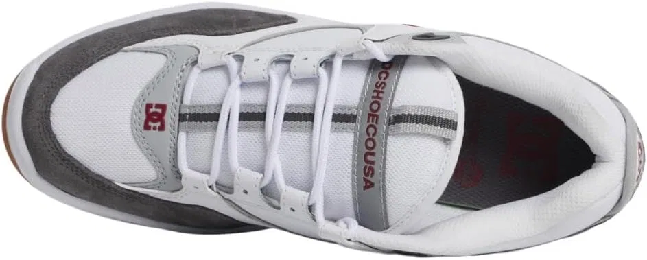 Кроссовки DC Shoes Kalynx Zero - Shoes for Men, White Grey Red — фото 3