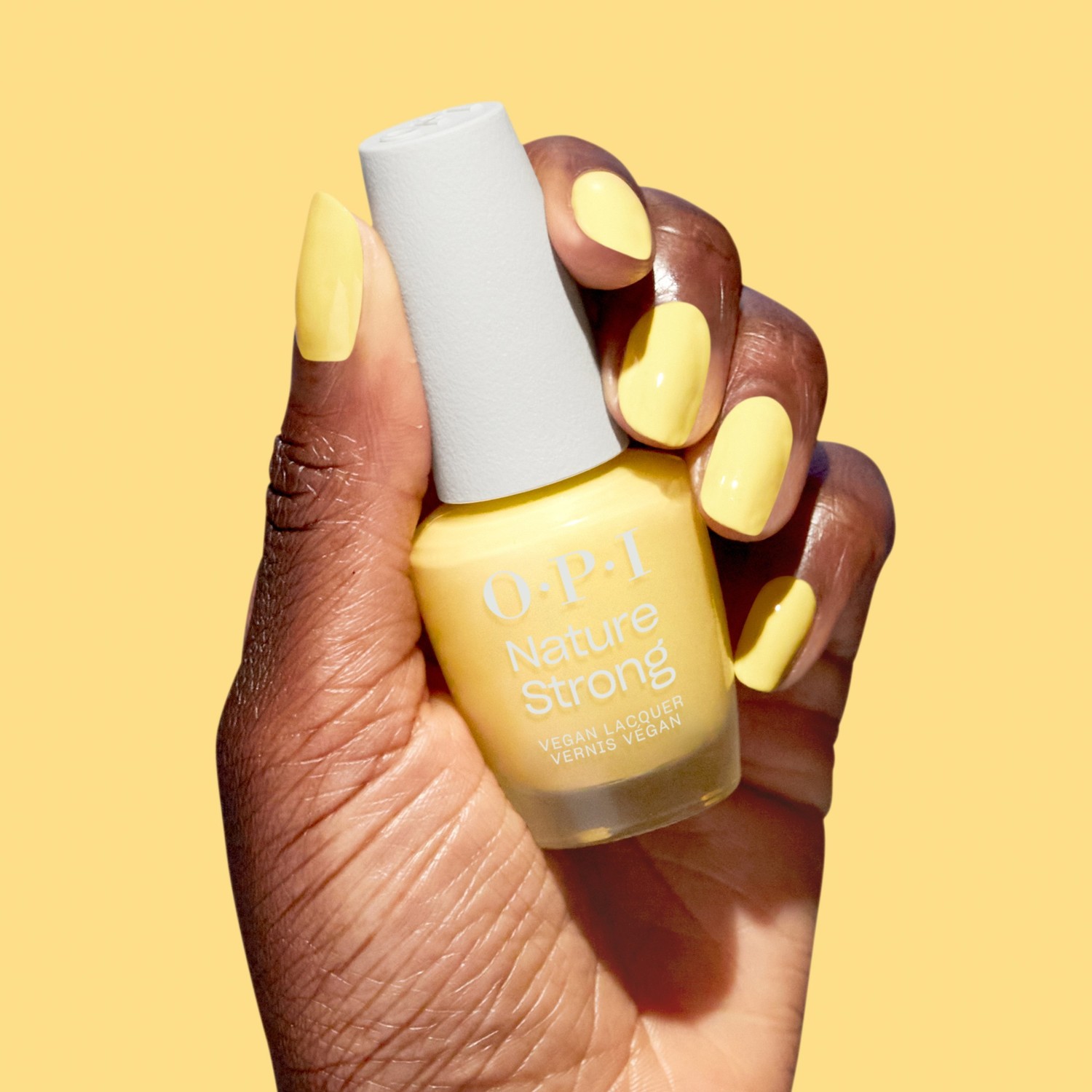 Лак для ногтей nature strong vegan Opi, nat030 - nat - make my daisy, объем 15 мл — фото 4