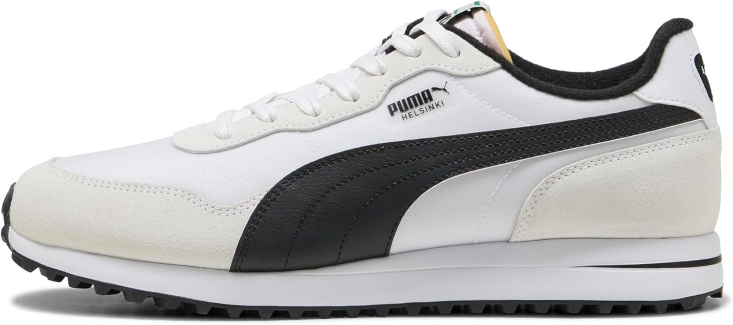 

Кроссовки PUMA Helsinki G для гольфа, унисекс, белый/черный