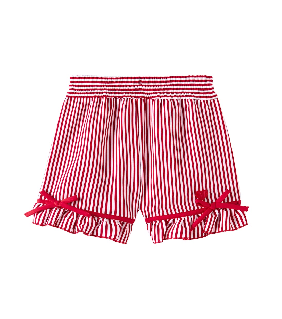 

Детские шорты с принтом Monnalisa, Bianco+Rosso