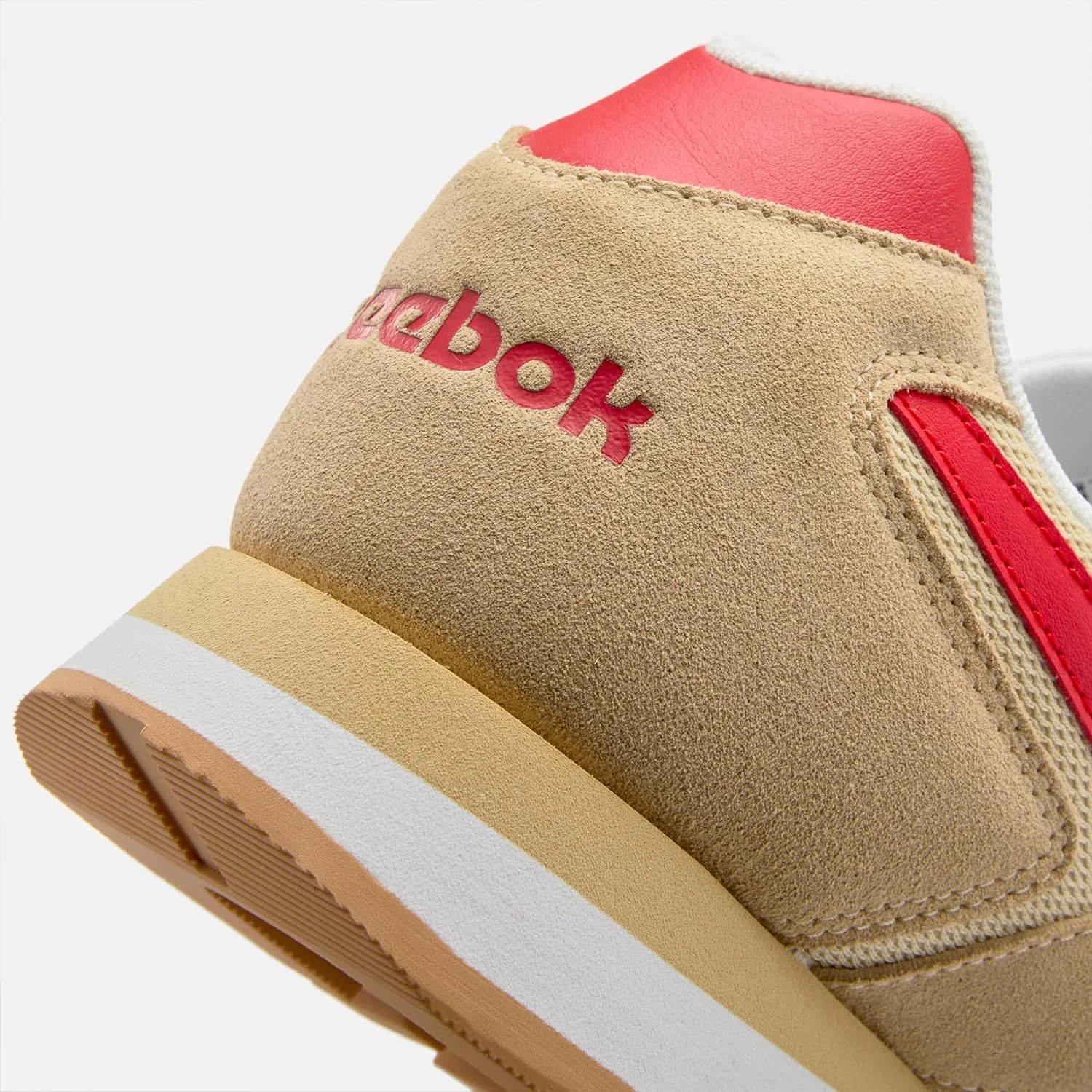 Мужские кроссовки/спортивная обувь Reebok, белый/красный/бежевый — фото 2