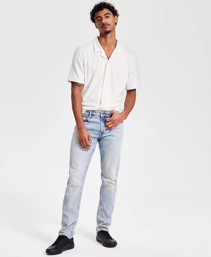 

Мужские джинсы Finnley Slim Fit с зауженными штанинами и эффектом стрейч GUESS, синий
