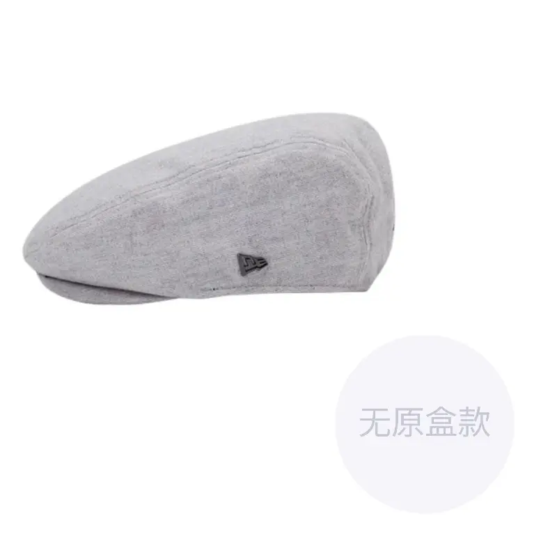 

New Era Хлопковый берет унисекс серо-белый, Gray White