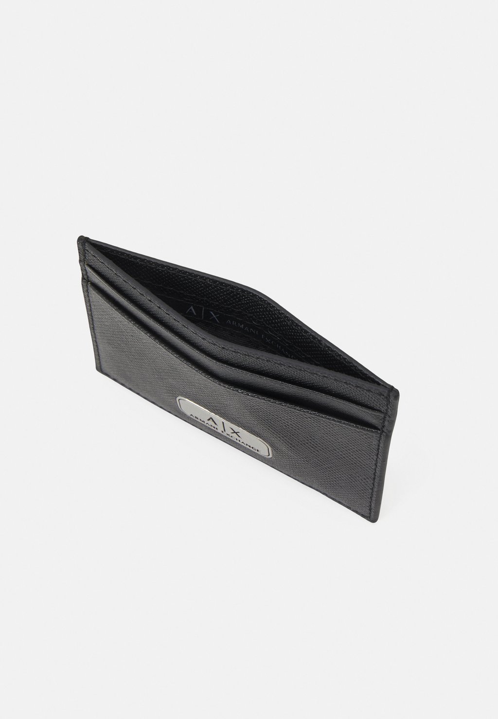 

Визитница Credit Card Holder Man'S Credit Card Holder Armani Exchange, черный/черный