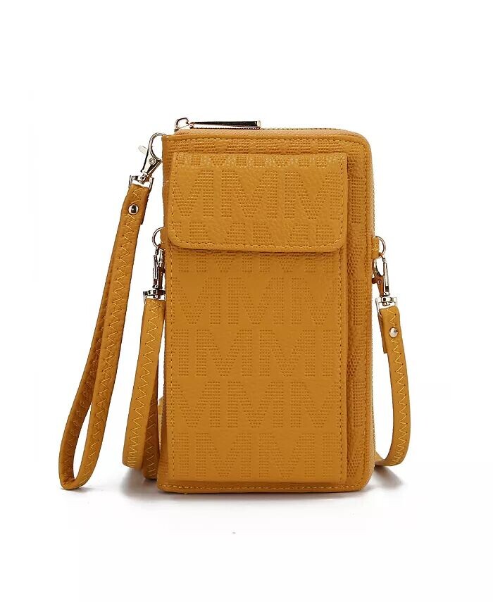 

Кошелек для телефона Caddy через плечо от Mia K Mkf Collection, желтый