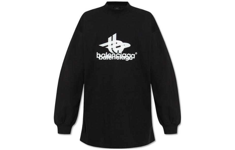 

Лонгслив Balenciaga 3B Printed, черный