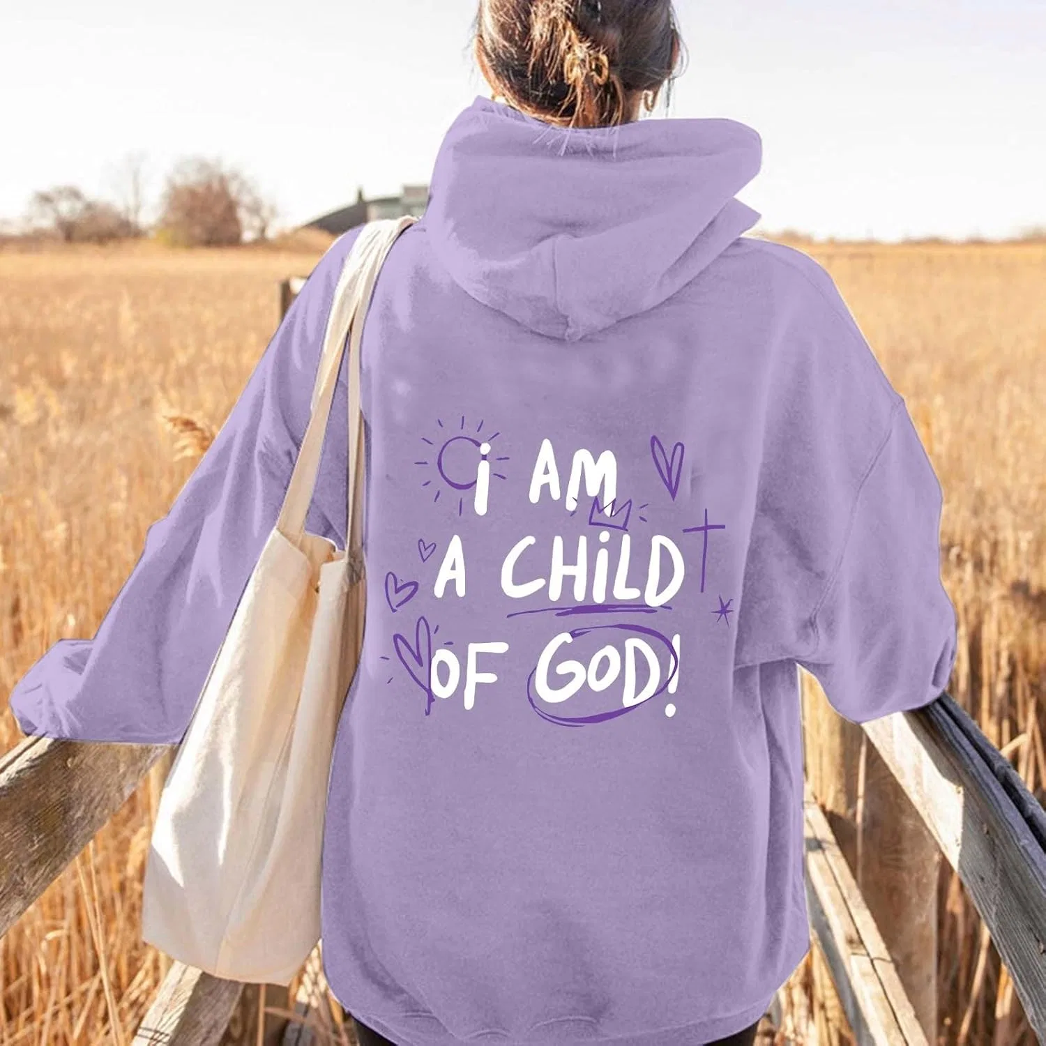 Женский спортивный костюм Christian Sweatsuits, комплект из двух частей с милым графическим изображением Иисуса, осенний стиль, худи и спортивные штаны — фото 3