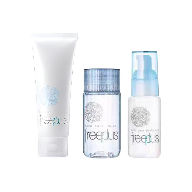 

FULIFANGSI набор для ухода за кожей: очищающее средство, тоник и эмульсия с церамидами для увлажнения, питания и гидратации три предмета Freeplus