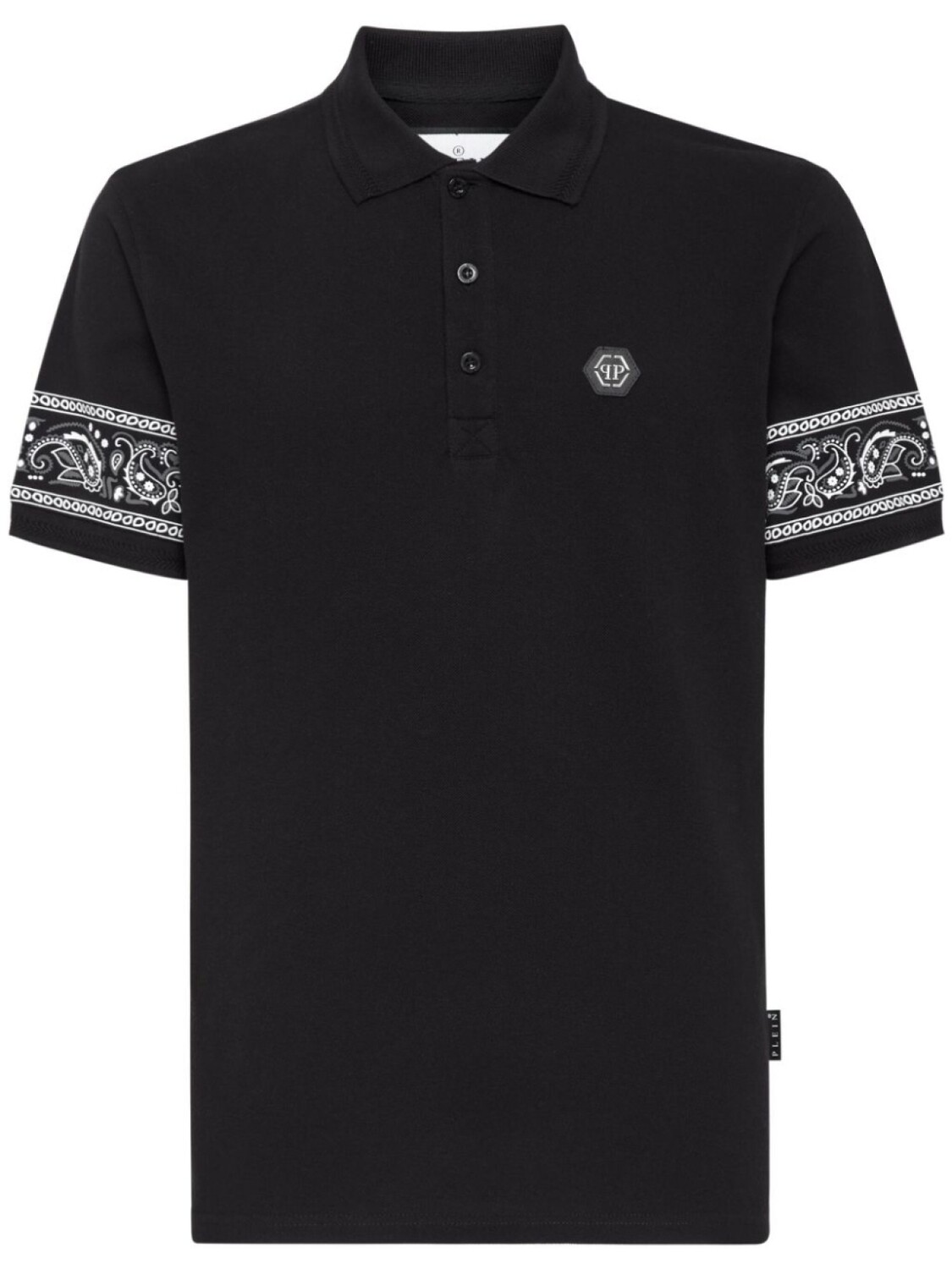 

Philipp Plein рубашка поло Paisley Gothic Plein, черный