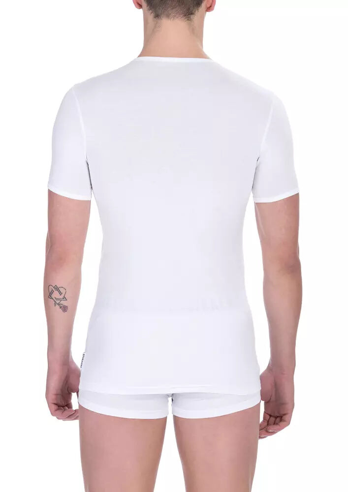 

Хлопковая мужская футболка Bikkembergs, белый