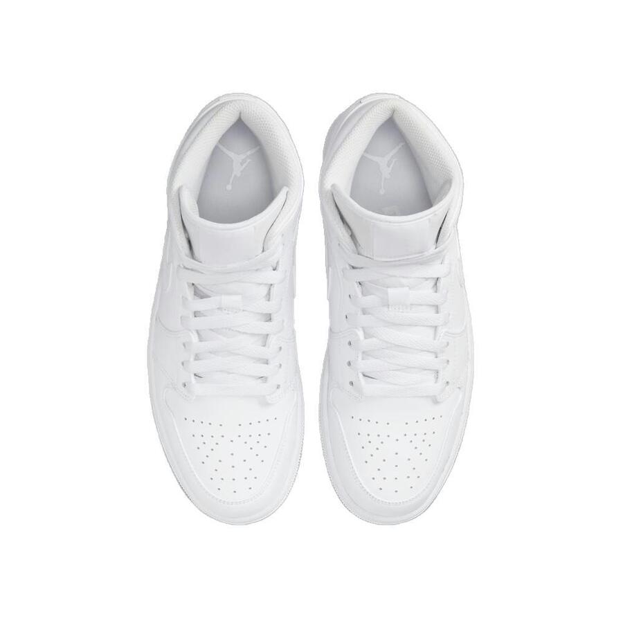 Кроссовки мужские Nike Air Jordan 1 белые — фото 2