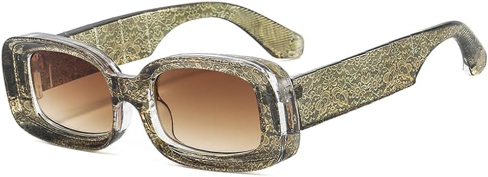 

Солнцезащитные очки прямоугольной формы 2027 года для женщин и мужчин, винтажные, с декоративными линзами из поликарбоната, оправа, защита от ультрафиолета UV400 MTZJH, C12