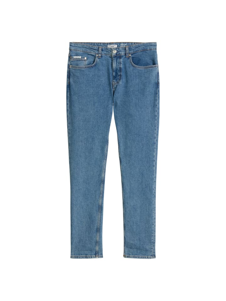

Marc O'Polo DENIM Джинсы модели Aric зауженного кроя, средне-синего цвета