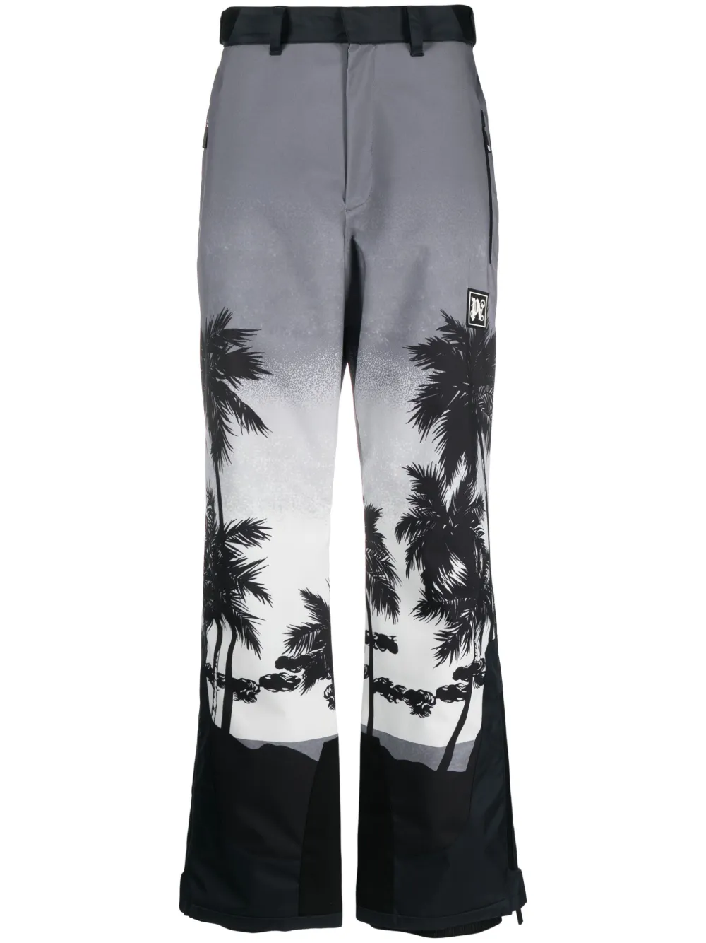 

Дутые лыжные брюки Palms PALM ANGELS, серый