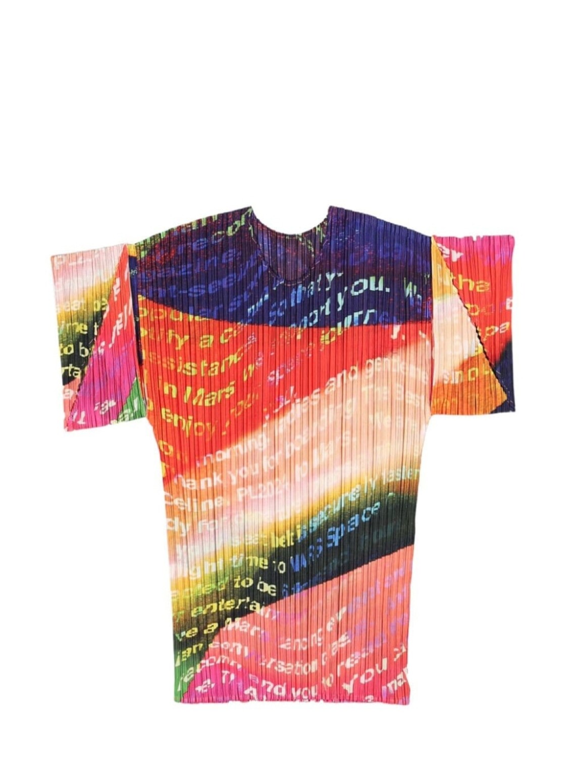 

Pleats Please Issey Miyake футболка Вояджер, оранжевый