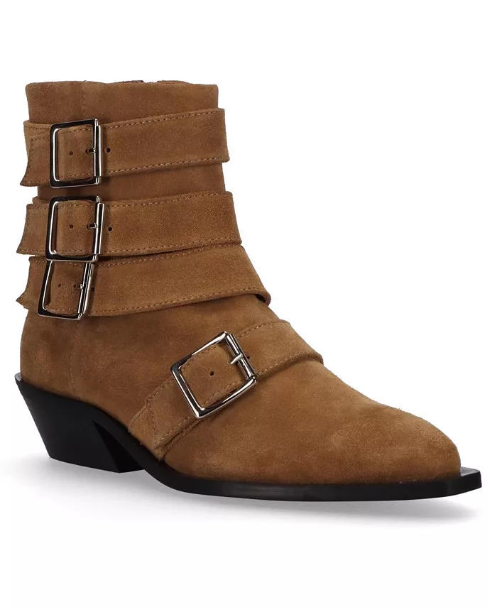 Eras Suede Tan кожаные сапоги до щиколотки Alohas, коричневый