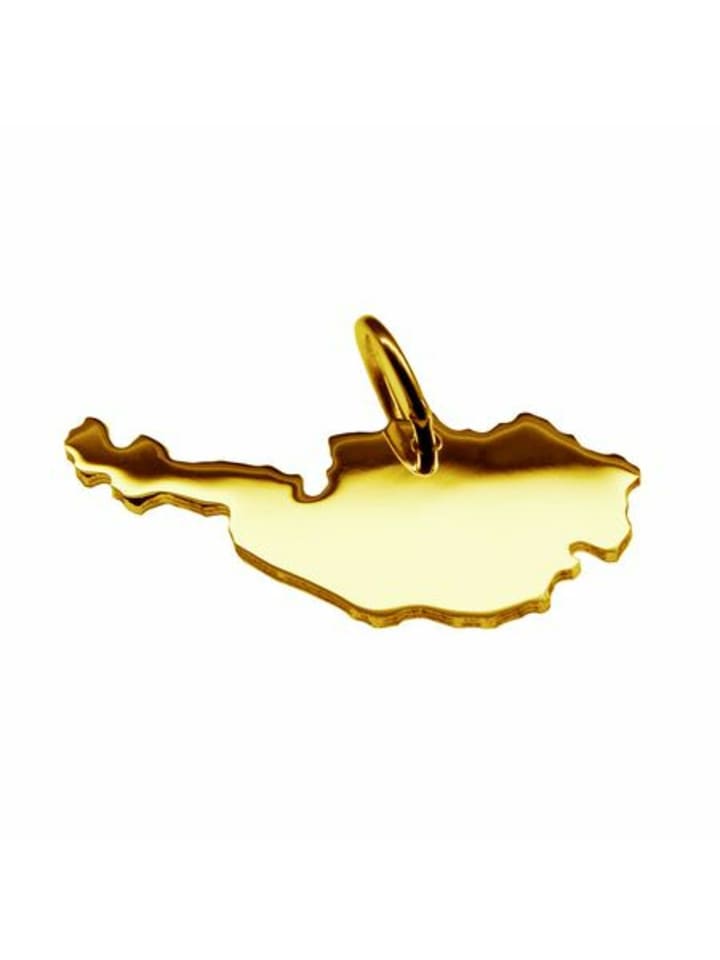 

Schmuckador Кулон с изображением карты Австрии из цельного желтого золота 333 пробы