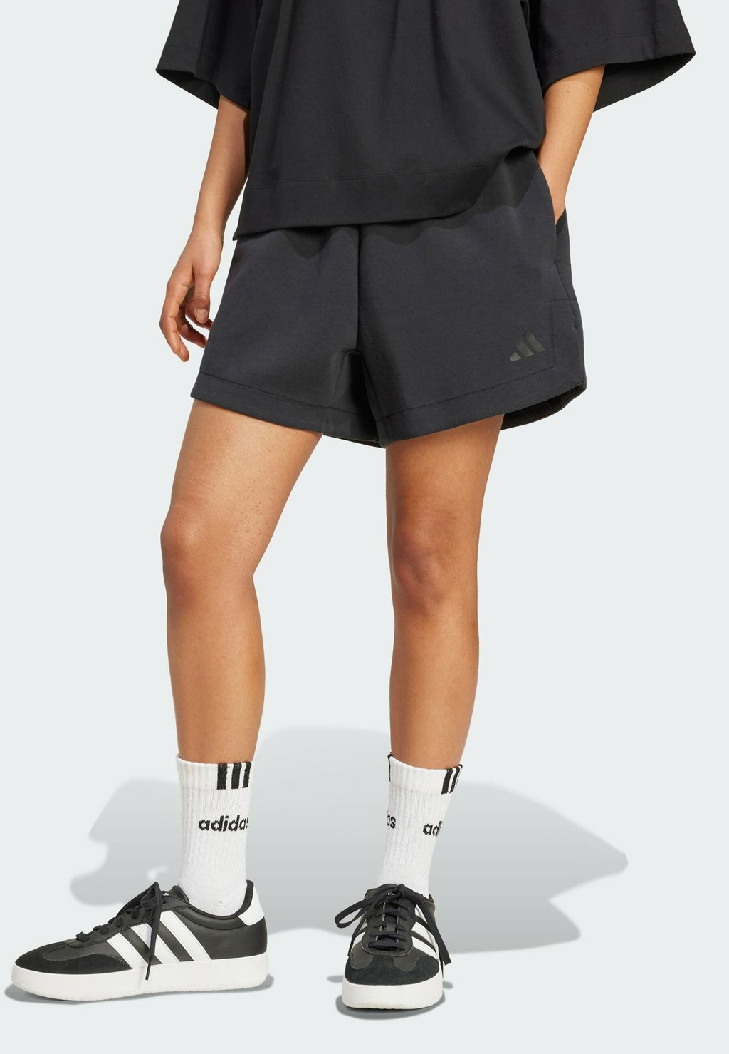 

Шорты ALL SZN SOFT LUX LOOSE Adidas Sportswear, черный