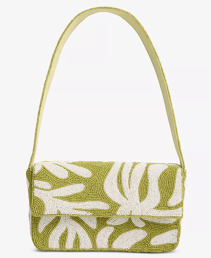 

Сумка через плечо с ручной вышивкой бисером On 34Th