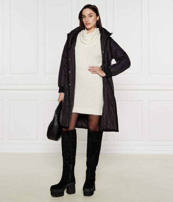Кожаные ботильоны на платформе Ugg, черный — фото 2