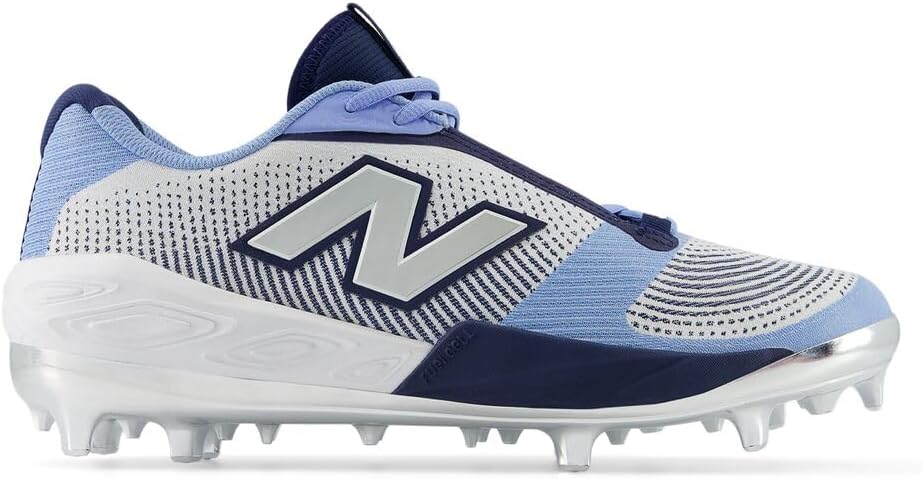 Бейсбольные кроссовки New Balance FuelCell Comp V4 для мужчин, Sky Blue/White/Team Navy — фото 3