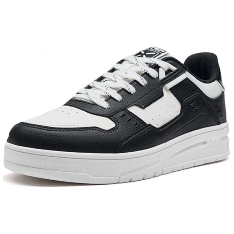 

Кроссовки XTEP Skateboard Shoes Men Low-Top Black White, Черный, Кроссовки XTEP Skateboard Shoes Men Low-Top Black White