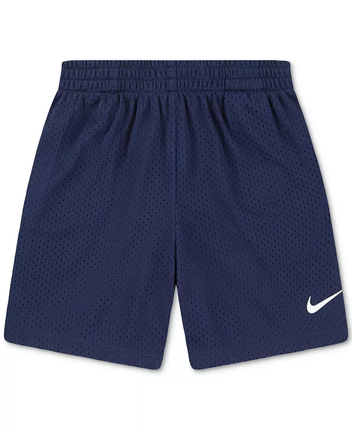 

Шорты для мальчиков Toddler с сетчатыми вставками Dri-FIT на резинке Nike, синий