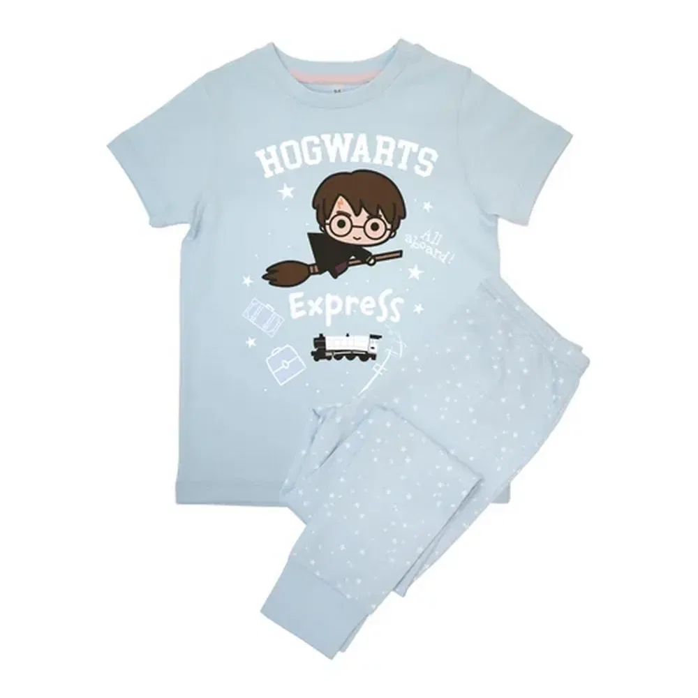 Пижама с Хогвартс-Экспресс Harry Potter, нежно-голубой