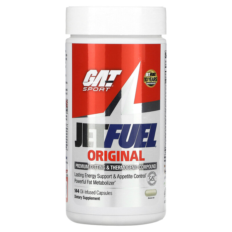 

GAT, JetFUEL Original, 144 масляные капсулы
