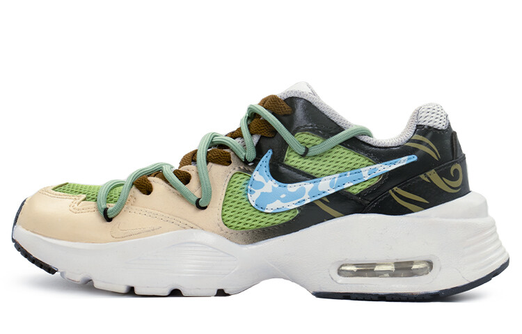 

Кроссовки Air Max Fusion для бега мужские с низким верхом желто-зеленые Nike