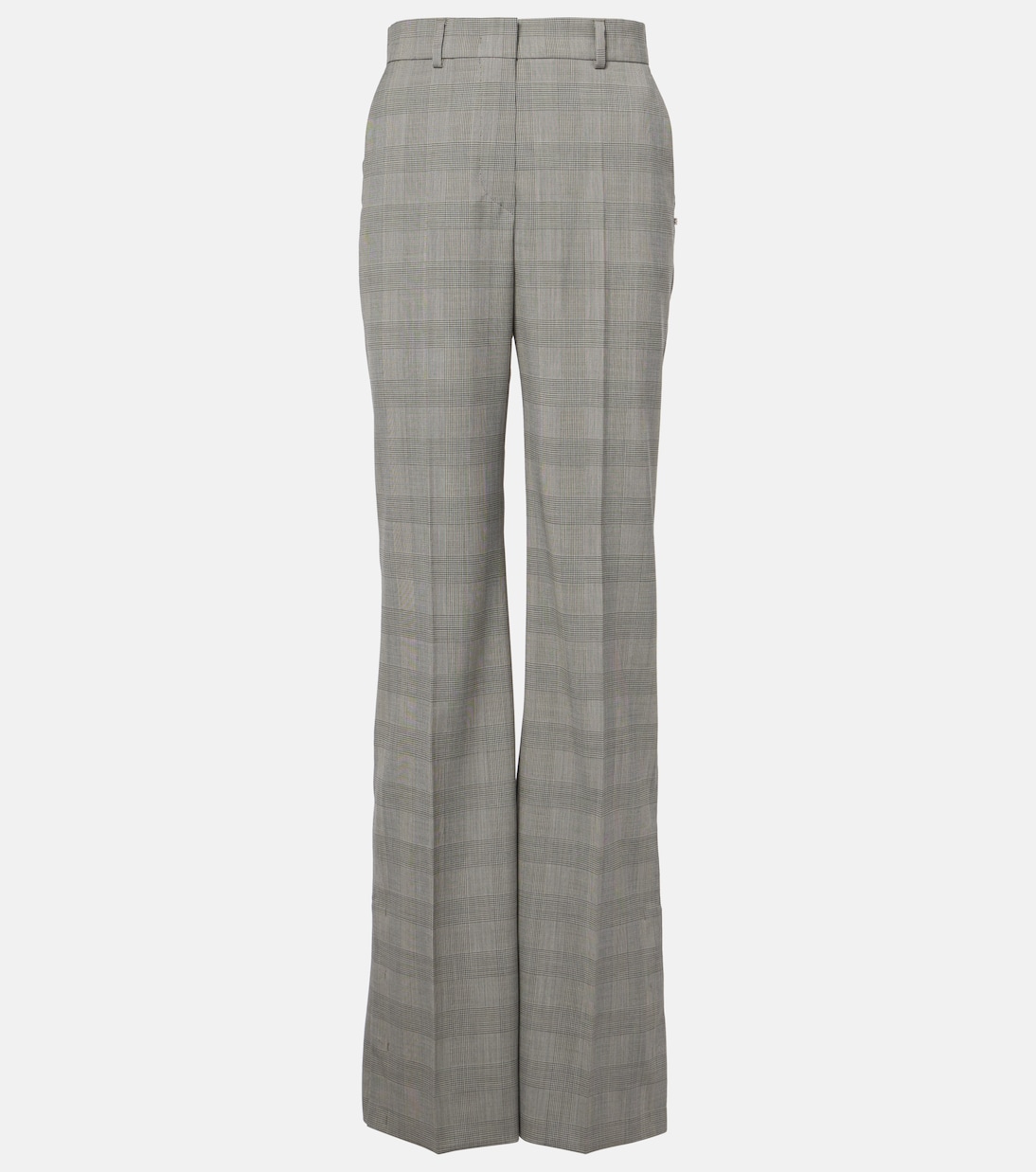 

Широкие брюки из смесовой шерсти Sportmax, Bianco Nero