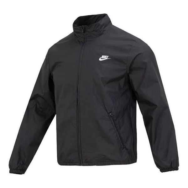 

Куртка Nike Club+ Full Zip Woven Jacket 'Black', черный