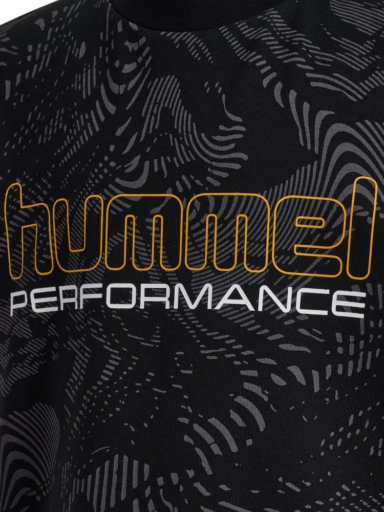 Футболка с принтом Hummel, черный — фото 3